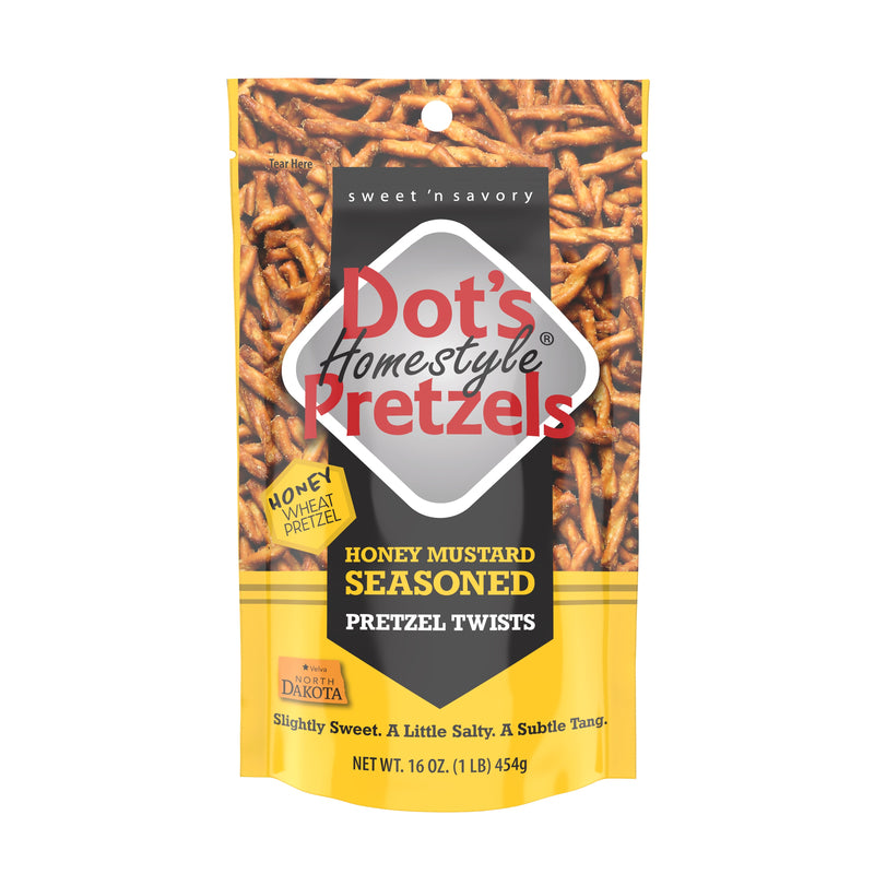 HONEY MUSTRD PRTZLS 16OZ - Pack of 10