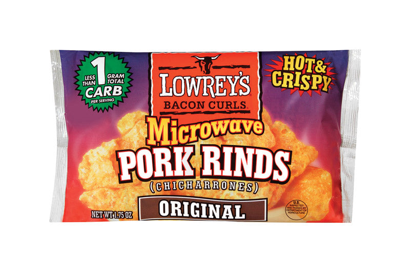 PORK RINDS Microwv1.75oz - Pack of 18