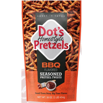 PRETZELS BBQ 16OZ - Pack of 10