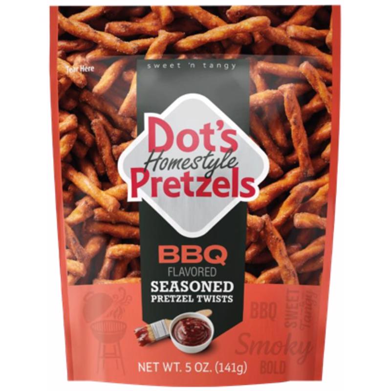 PRETZELS BBQ 5OZ - Pack of 10