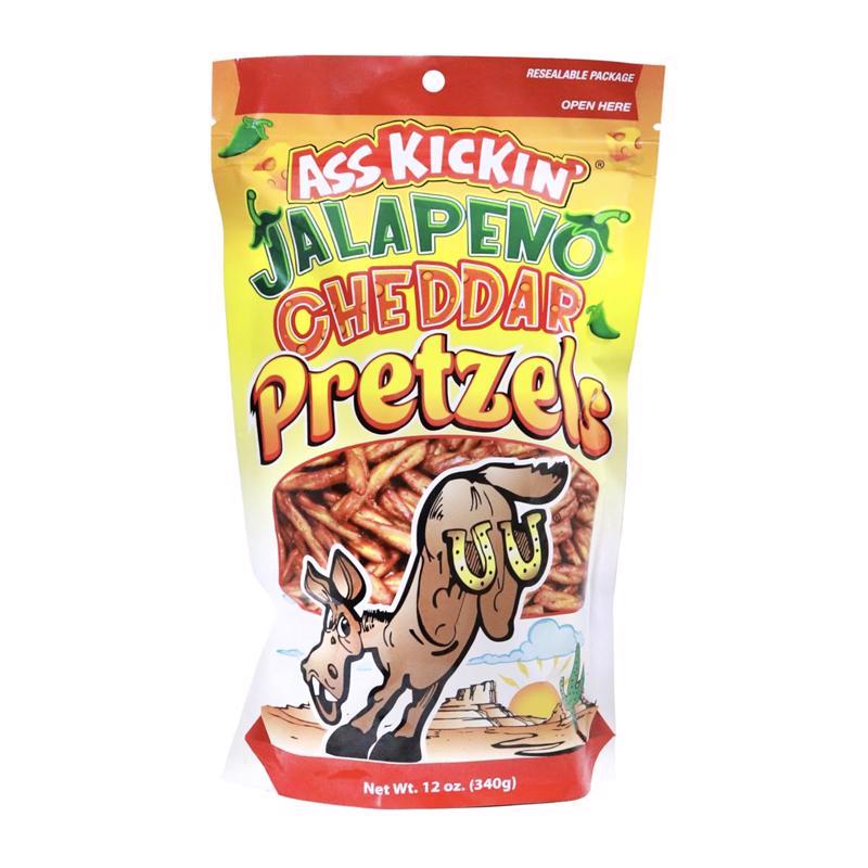 PRETZELS JLPNO CHDR 12OZ - Pack of 12