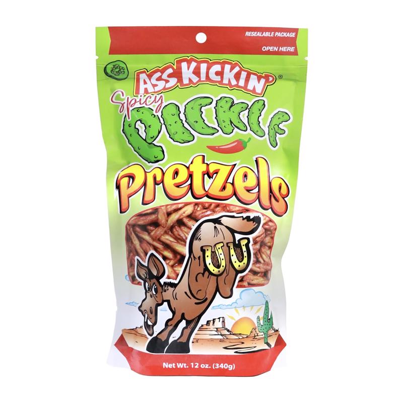 PRETZELS SPICY PCKL 12OZ - Pack of 12
