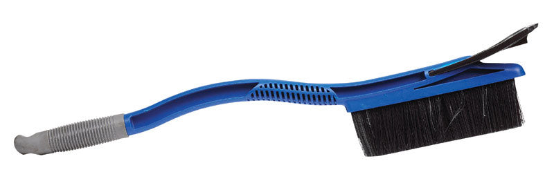 Emery Jensen ICE HAMMER 23-inch snow brush for snow removal, with sturdy bristles and ergonomic handle for effective cleaning.
