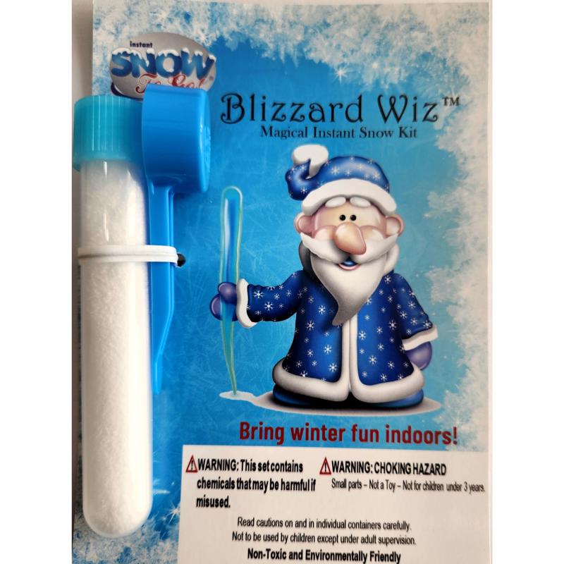 Pack of 24 Emery Jensen artificial snow blizzard sprays, ideal for winter decor and festive scenes.