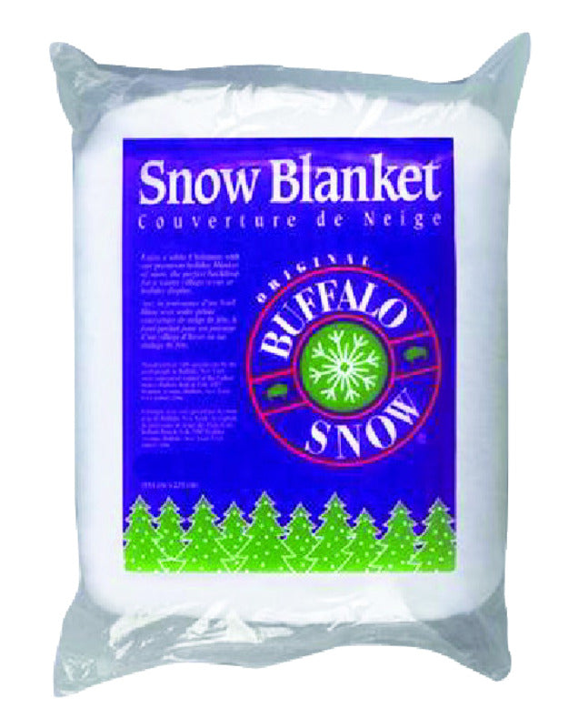 Large Emery Jensen Snow Blanket scent spray with white snowflake design, suitable for seasonal decor and festive settings.