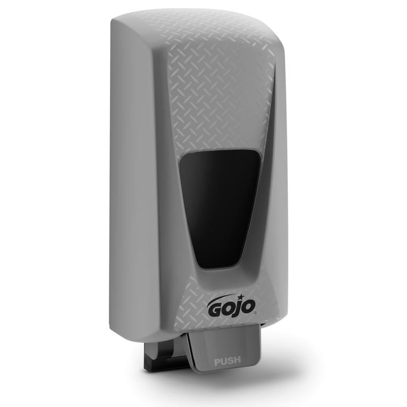 Gray Emery Jensen commercial soap dispenser, 2000ml capacity, wall-mounted design for industrial or public restrooms.
