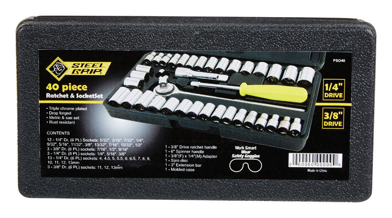 Ratchet& SOCKET SET 40PC