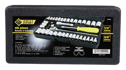 Ratchet& SOCKET SET 40PC