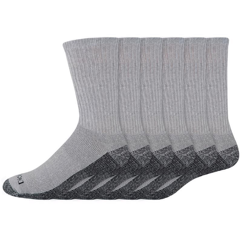 CREW SOCK MEN GRAY 6-12 - Pack of 2