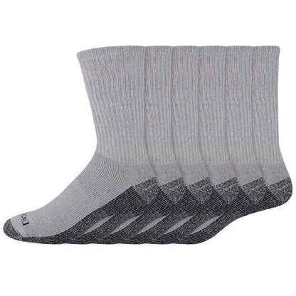 CREW SOCK MEN GRAY 6-12 - Pack of 2
