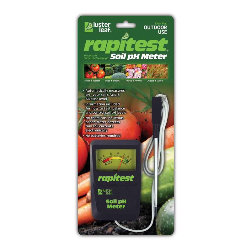Meter-soil PH W/probe
