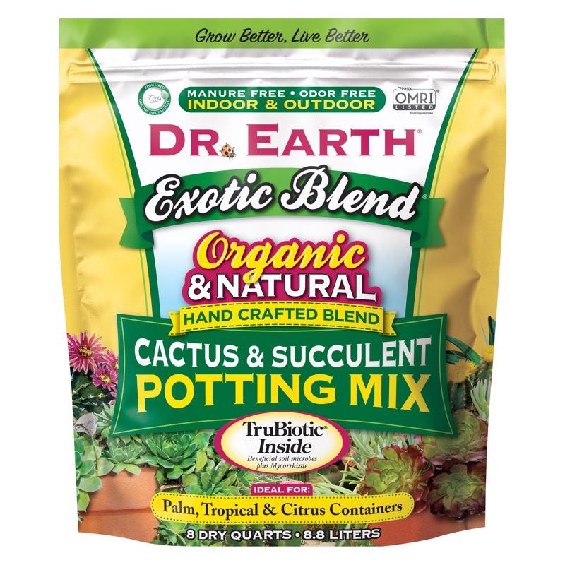 Emery Jensen cactus potting mix in a small 8-quart bag, ideal for cactus and succulent planting with well-draining soil.