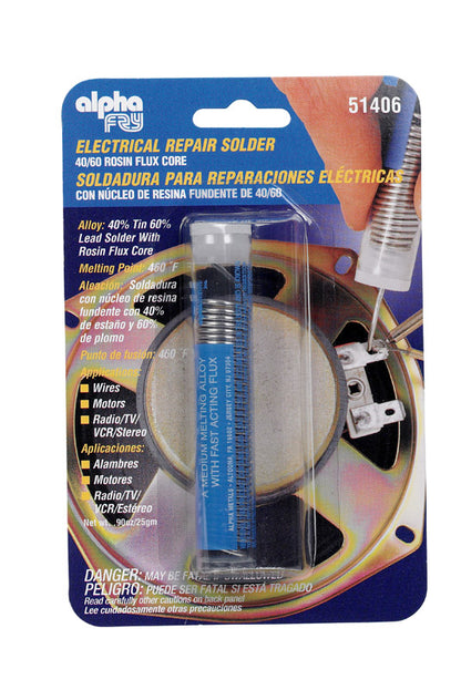 SOLDER 40/60 ROSIN CORE