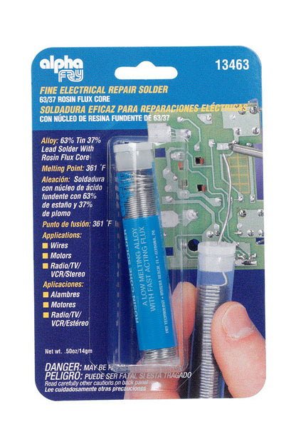 SOLDER ELEC 63/37 .5oz