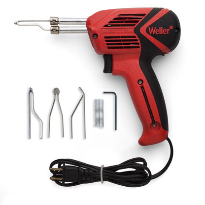 Emery Jensen solder gun kit with black handle and silver heating tip, ideal for electronics soldering projects.