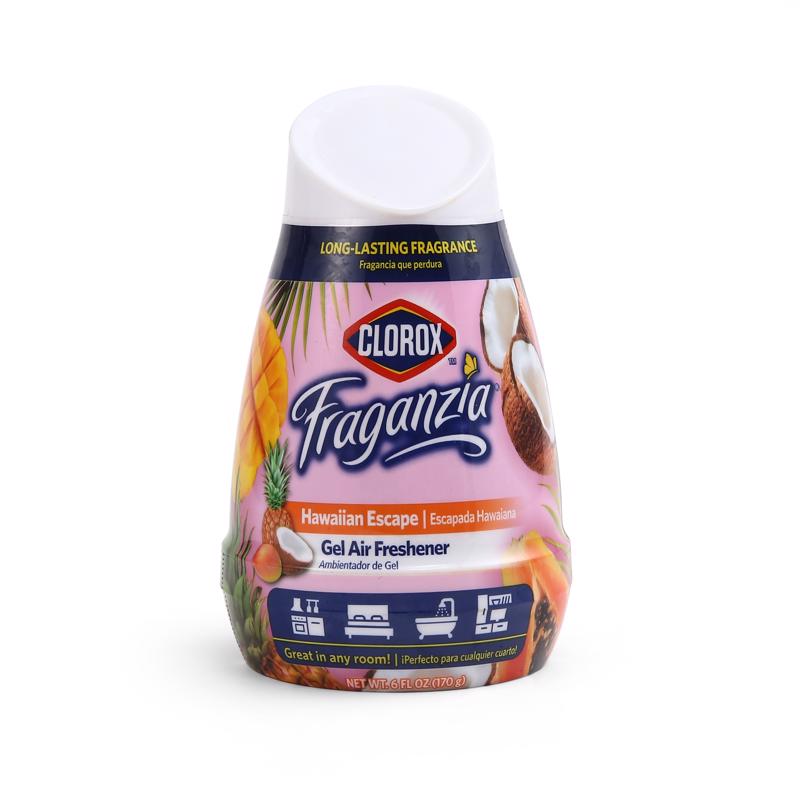 Emery Jensen solid air freshener in island scent, 6oz, with a sleek container, for freshening indoor spaces.