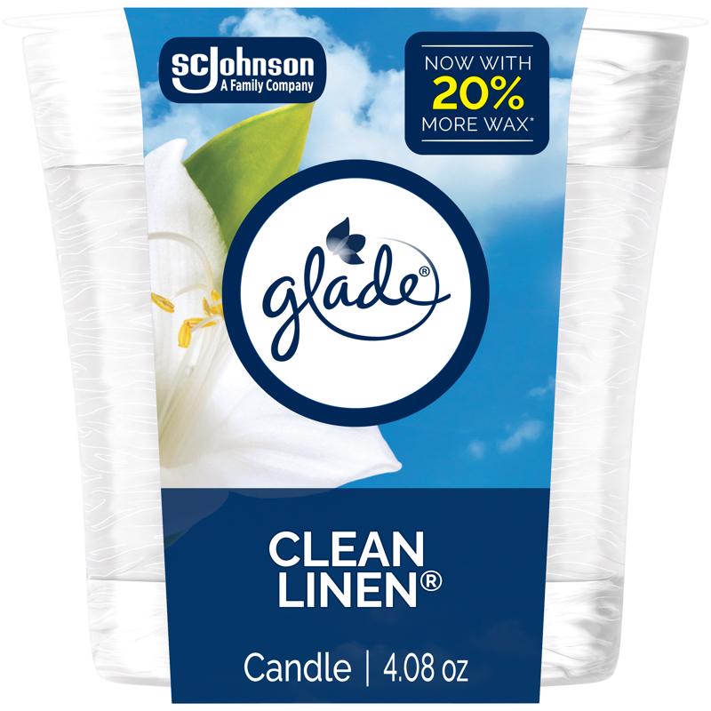 Pack of 6 Emery Jensen solid air fresheners in white candle scent, designed to freshen and deodorize indoor spaces.