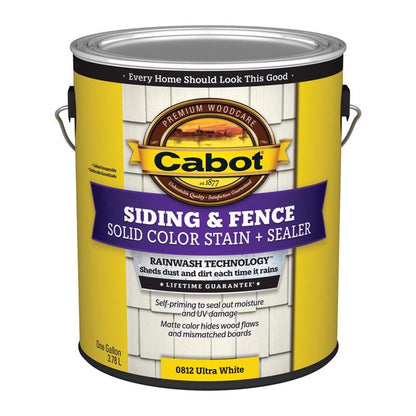 SIDNG STAIN ACR U/wht 1G - Pack of 4