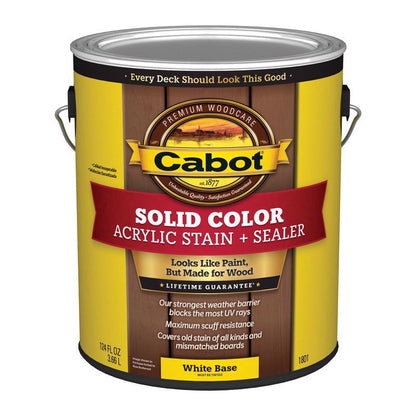 STAIN DECK SOLID WHBS GL - Pack of 4