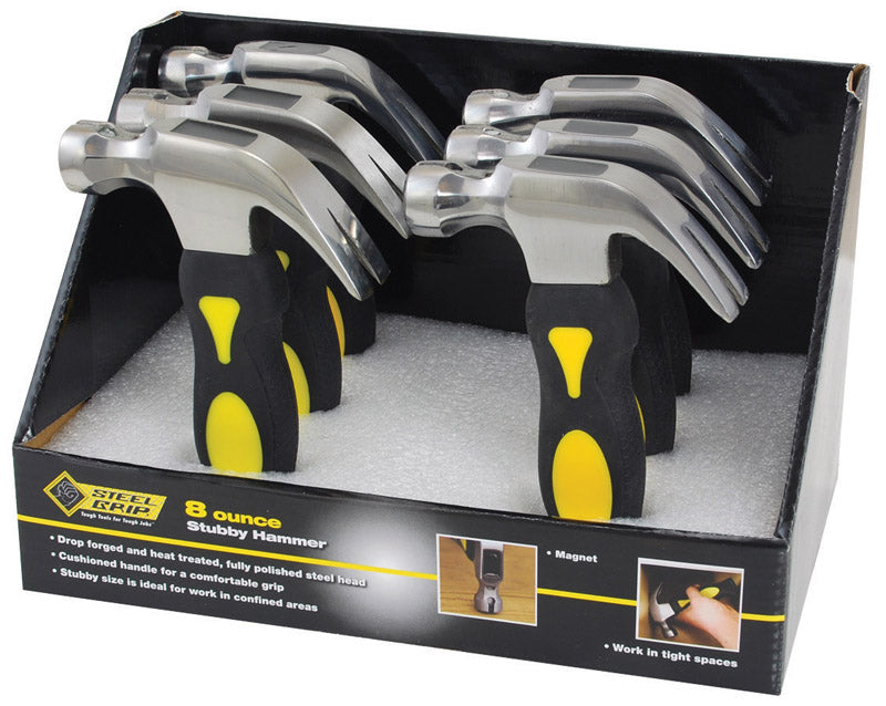 STUBBY HAMMER 8OZ SG - Pack of 6