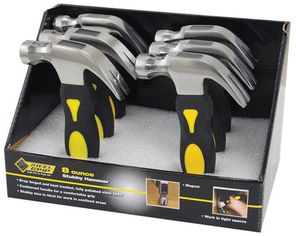 STUBBY HAMMER 8OZ SG - Pack of 6