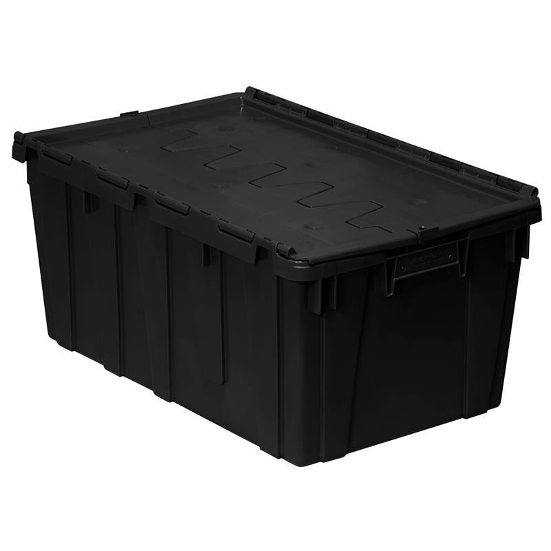 Emery Jensen black 12.5-inch solid tote bag made of polypropylene, showcasing sturdy design and sleek appearance.