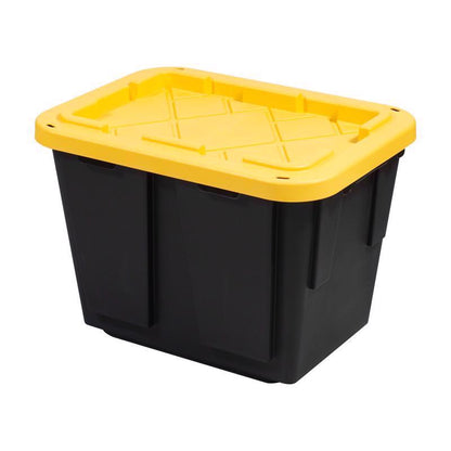 STORAGE TOTE Blk/ylw 12G - Pack of 4