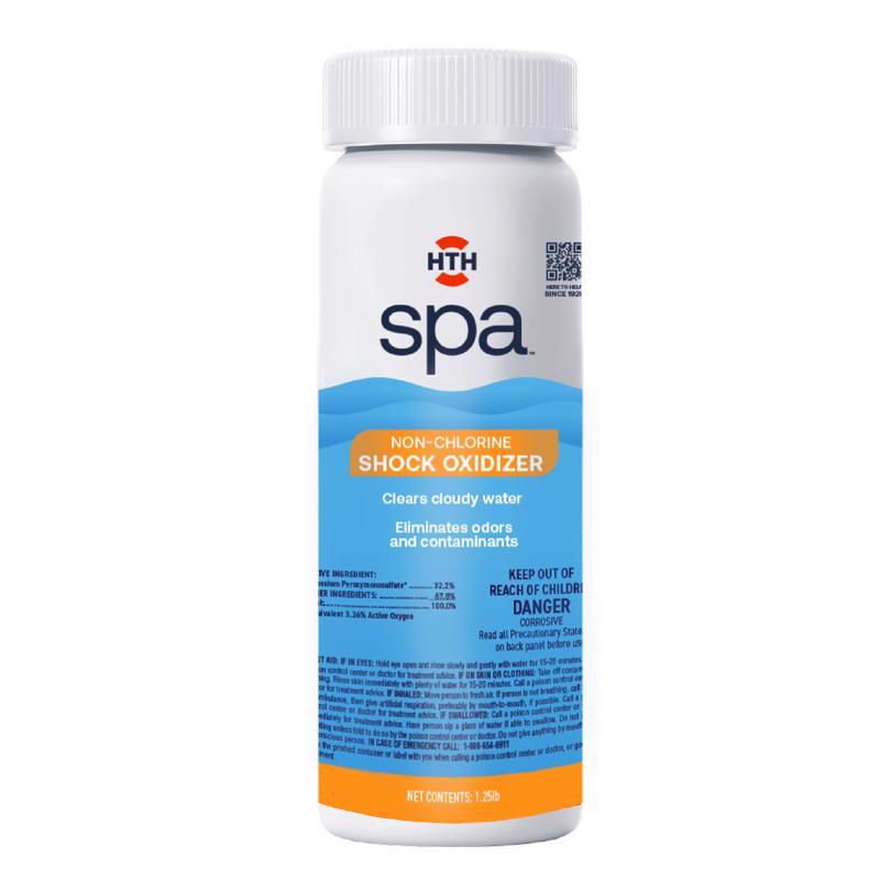 Emery Jensen non-chlorine shock spa chemicals in a 2.2lb pack, ideal for maintaining clean and clear spa water.