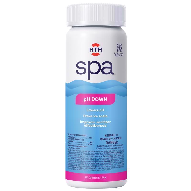 Emery Jensen Spa Chemicals PH Decrease HTH 2.5lb pack of 6 for maintaining proper spa water pH levels