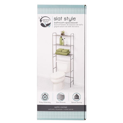 Emery Jensen space saver shelf organizer with steel construction and multiple storage compartments for efficient space management.