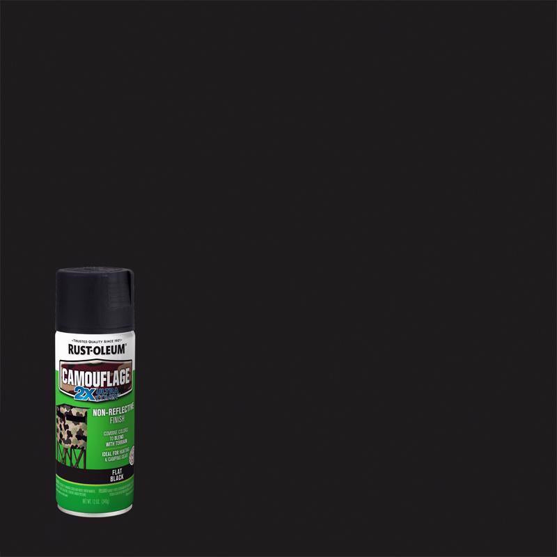 SPRY PNT BLK CAMO 12OZ