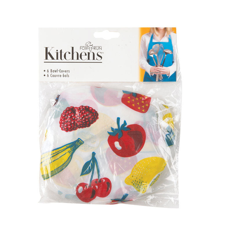 Emery Jensen 6-piece cover bowl set with clear plastic lids, perfect for food storage and freshness.