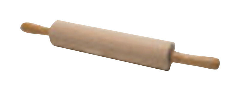 Emery Jensen 12-inch hardwood rolling pin, a specialty baking accessory, showing smooth wooden surface ideal for rolling dough.