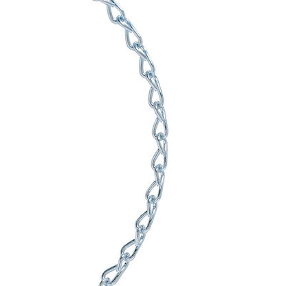 Emery Jensen specialty chain, single link, galvanized steel, 10-pound weight, suitable for industrial and construction use.
