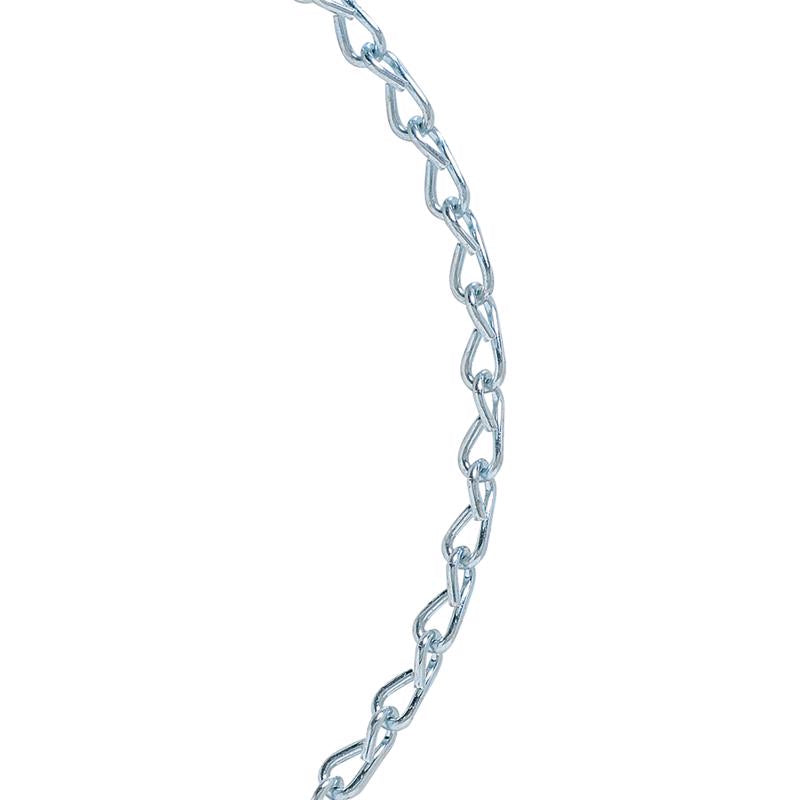 Double steel jack chain from Emery Jensen, specialty chain with #16 links, used for securing or decorative purposes.