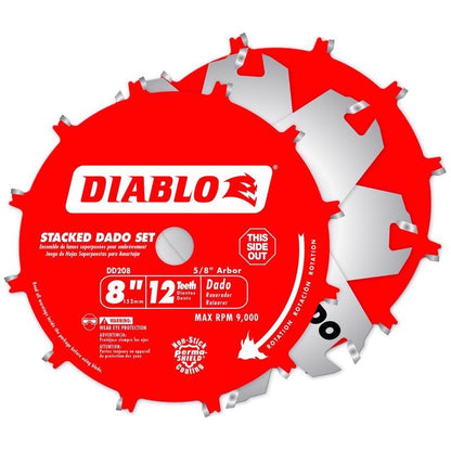 STCKD DADO BLD SET 8"12T