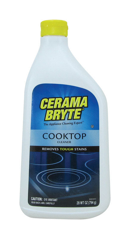 Emery Jensen CLEANR CERAMA BRYTE 28oz bottle of specialty cleaner for ceramic surfaces and household cleaning.