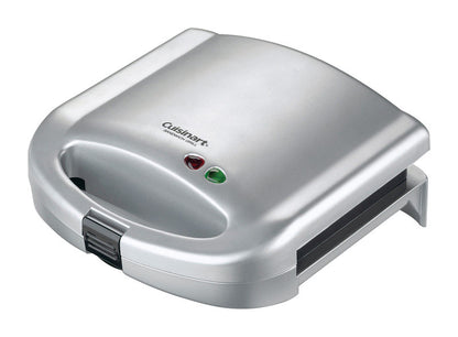 Emery Jensen 9-inch stainless steel sandwich grill from the Specialty Cookers collection, showing the cooking plates and compact design.