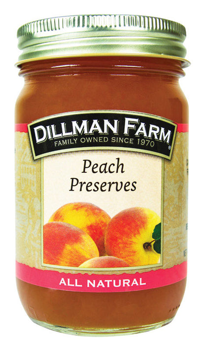PEACH PRESERVES 16 OZ - Pack of 6