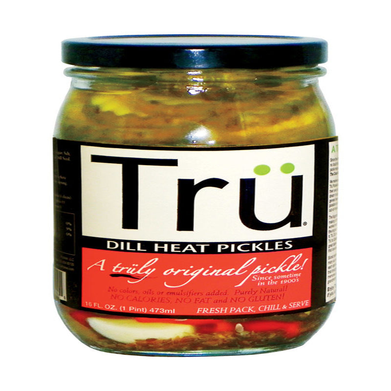 PICKLES DILL HEAT 16OZ - Pack of 6