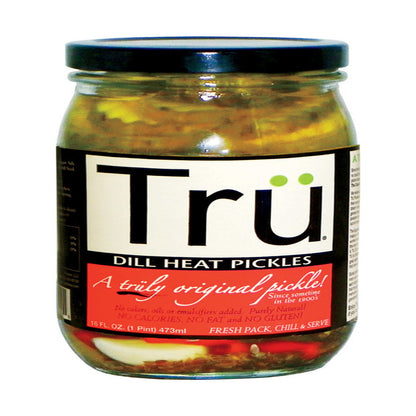 PICKLES DILL HEAT 16OZ - Pack of 6