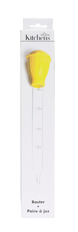 Emery Jensen Baster Glass, a clear specialty gadget with a precise glass bulb for accurate liquid dispensing.