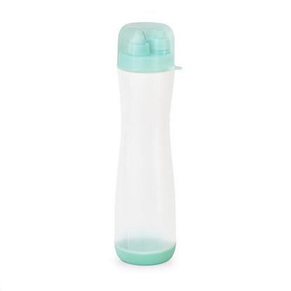 Emery Jensen 12-inch blue plastic battery bottle for specialty gadgets, designed for secure storage and easy handling.