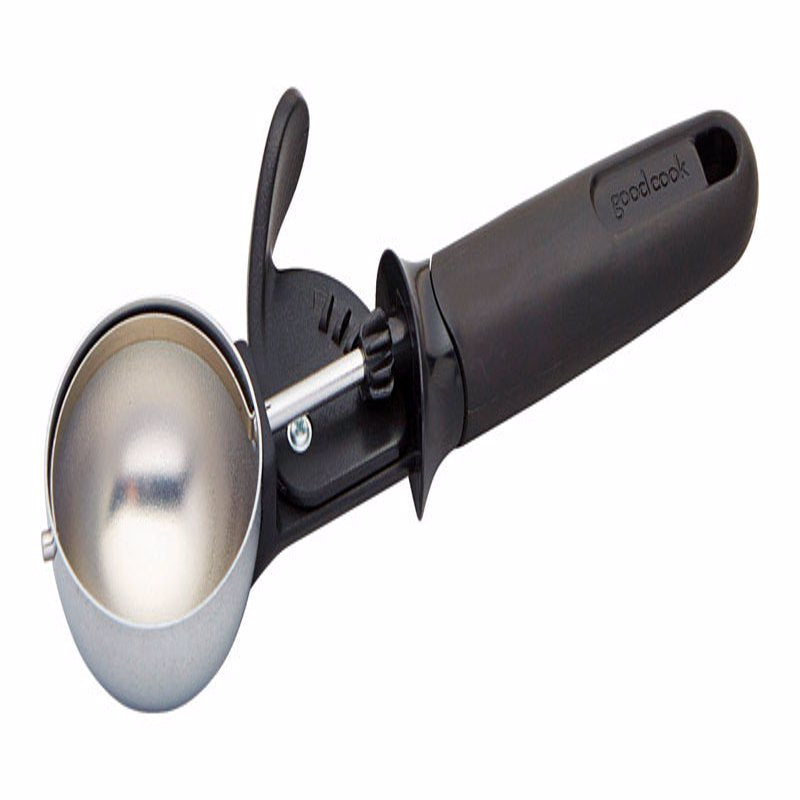 Emery Jensen Ice Cream Scoop DLX Trig, a specialty gadget with a sturdy handle for easy ice cream serving.