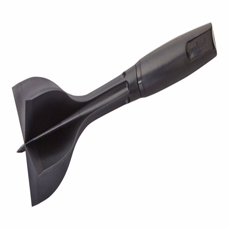 Emery Jensen nylon black meat chopper, a specialty kitchen gadget with a black plastic handle and sturdy design.