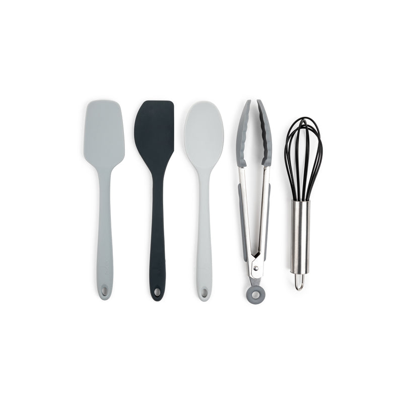 Emery Jensen 5-piece mini utensil set of specialty gadgets with small tools for precise kitchen tasks.