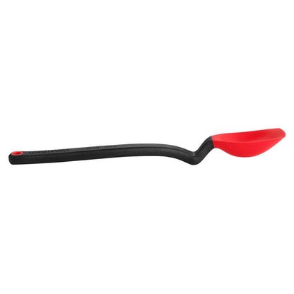 Emery Jensen SUPOON nylon and silicone 11-inch specialty gadget in red, designed for versatile kitchen use.