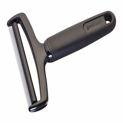 Wire cheese slicer from Emery Jensen, a specialty gadget with a stainless steel wire for even cheese slices.