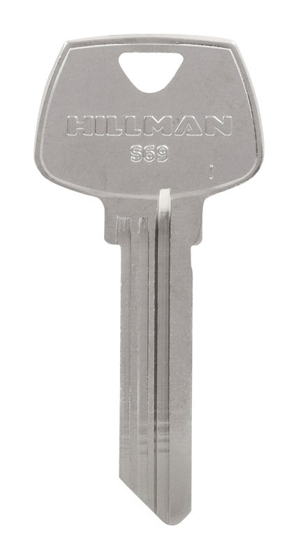 Pack of 10 Emery Jensen S-69 Sargent black specialty keys for secure locking and key replacement in various applications.