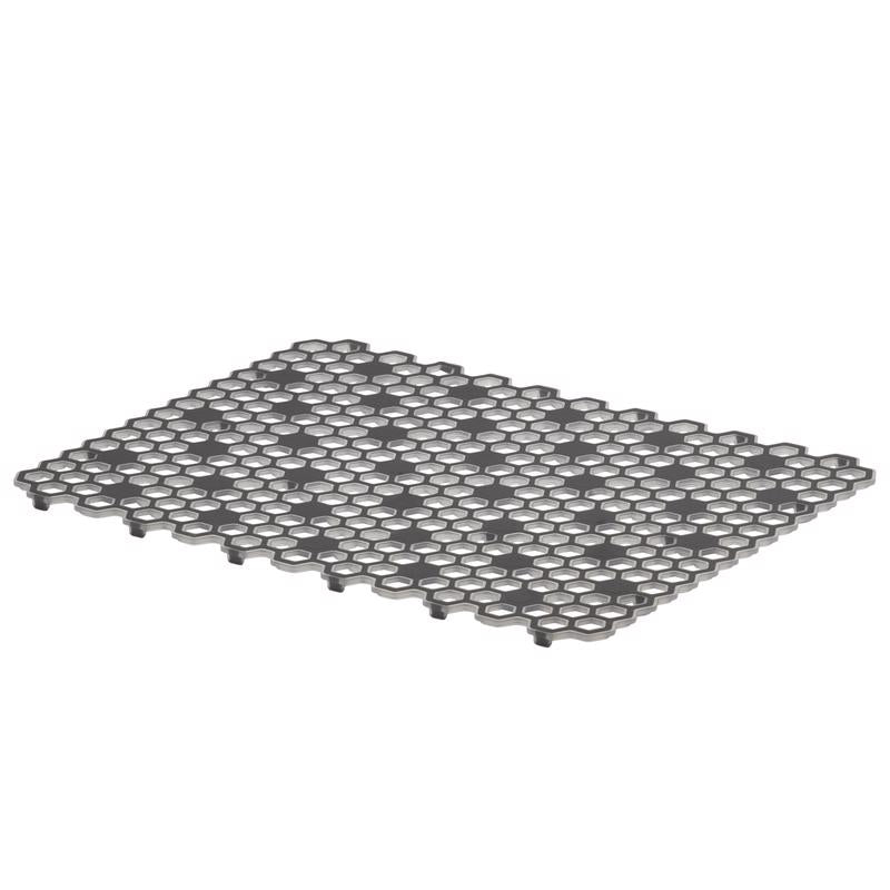 SINK MAT HEXA 16"lx0.5"w